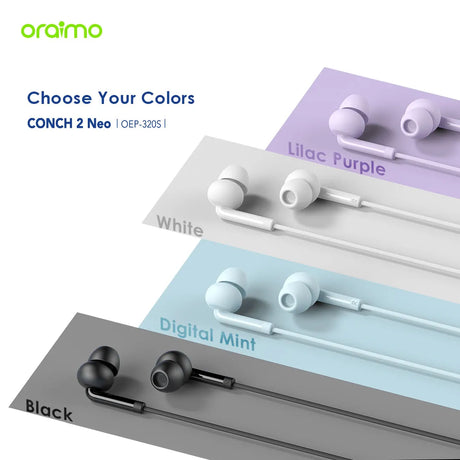 Oraimo Conch 2 Neo 3.5mm In-Ear Wired Earphone – OEP 320S