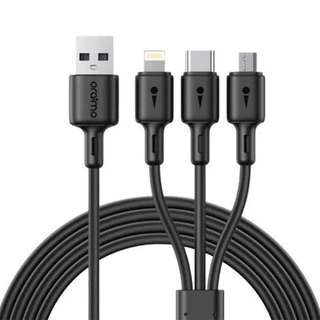 Oraimo Duraline 3 1.2M 3A Cable Black – OCD-X93