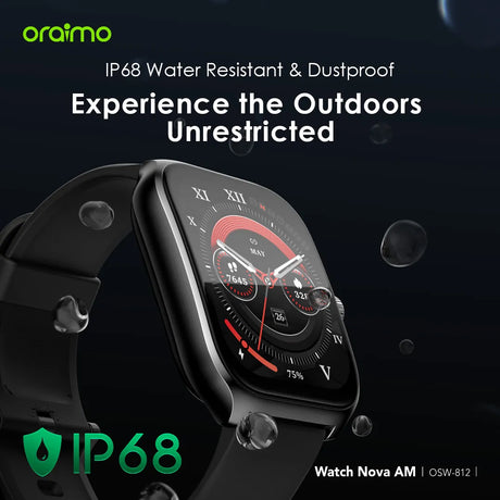 Oraimo Nova AM Smart Watch with 2.01″ AMOLED Display - OSW-812