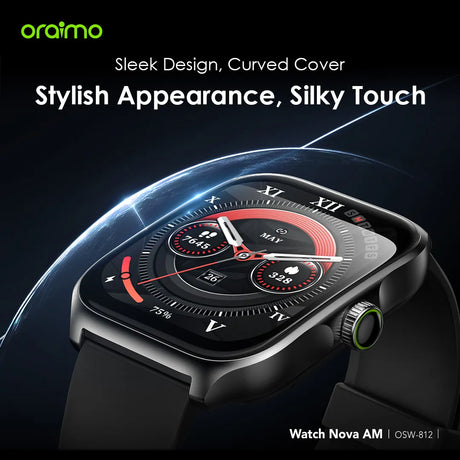 Oraimo Nova AM Smart Watch with 2.01″ AMOLED Display - OSW-812