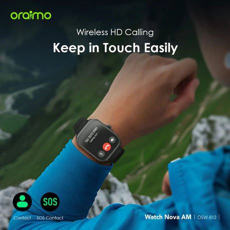 Oraimo Nova AM Smart Watch with 2.01″ AMOLED Display - OSW-812