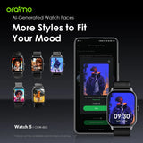 Oraimo Smart Watch 5 with 2.01″ HD Display -OSW-805