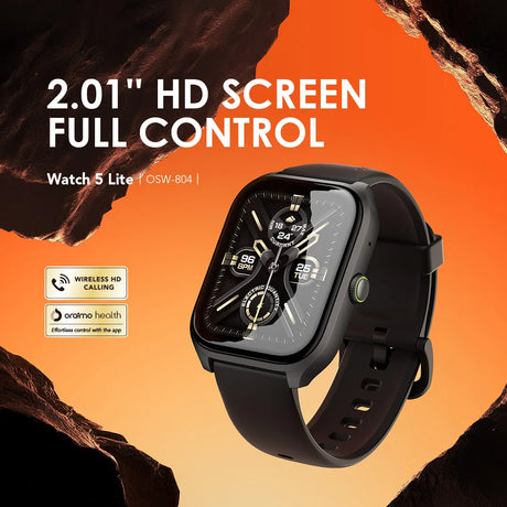 Oraimo Smart Watch 5 Lite with 2.01″ HD Display - OSW-804