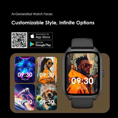Oraimo Smart Watch 5 Lite with 2.01″ HD Display - OSW-804