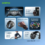 Oraimo Watch 5R 1.43” Amoled IP68 Smart Watch – OSW-820