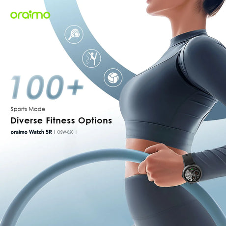 Oraimo Watch 5R 1.43” Amoled IP68 Smart Watch – OSW-820