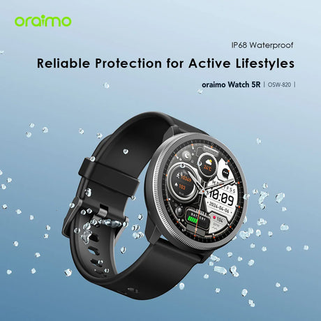 Oraimo Watch 5R 1.43” Amoled IP68 Smart Watch – OSW-820