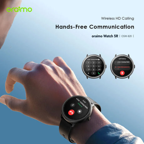 Oraimo Watch 5R 1.43” Amoled IP68 Smart Watch – OSW-820