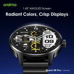 Oraimo Watch 5R Pro 1.43″ AMOLED 2.5D Smart Watch – OSW-830