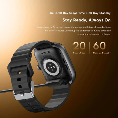 Oraimo Watch Nova 2 2.01″ AMOLED IP68 Curved Touchscreen SmartWatch – OSW-814