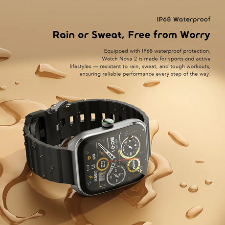 Oraimo Watch Nova 2 2.01″ AMOLED IP68 Curved Touchscreen SmartWatch – OSW-814