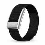 OVFLE WP-1 Active screenless fitness band in Black Silver