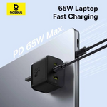 Baseus Palm 2C+U 65W GaN Wall Charger
