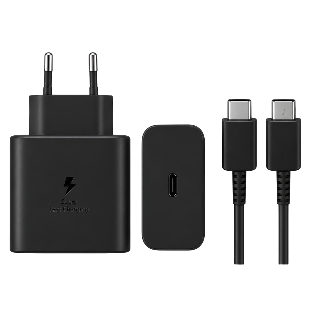 Samsung 45w Super Fast Charger With Type C To C Cable