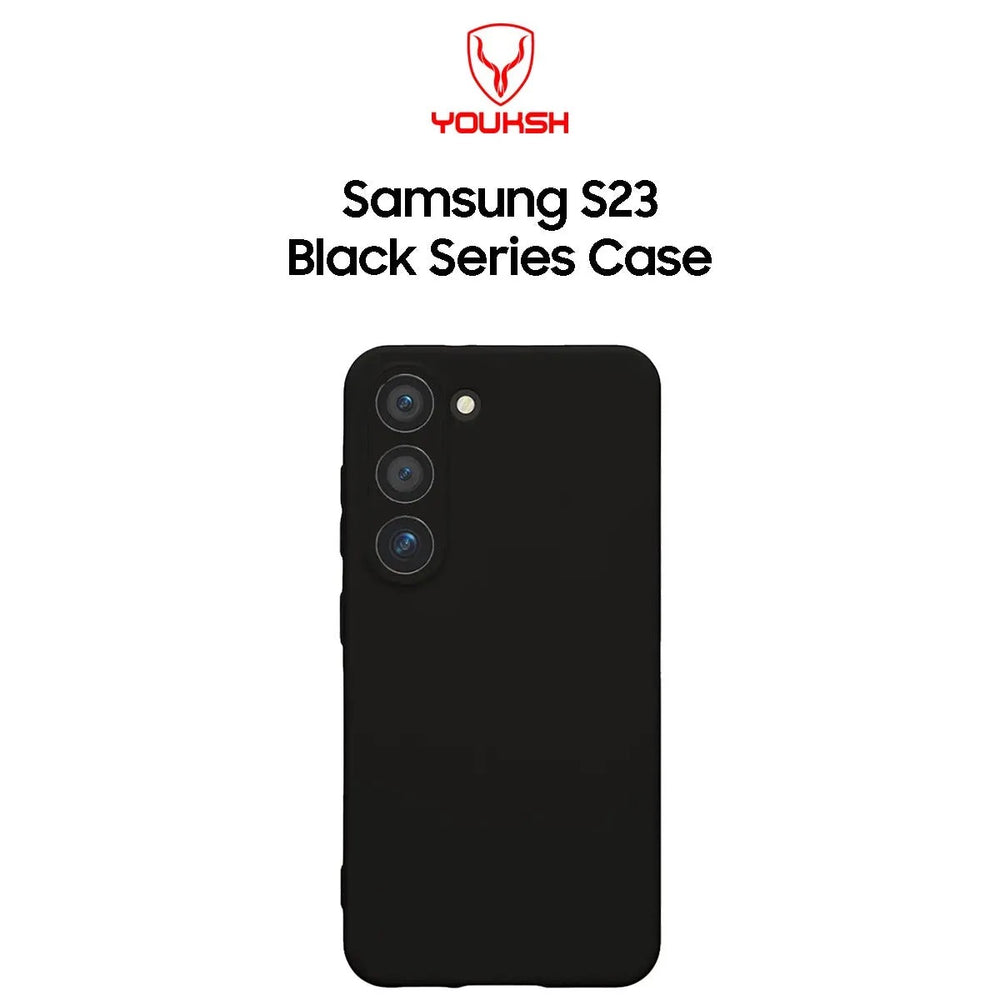 Youksh S23 Black Silicone Case
