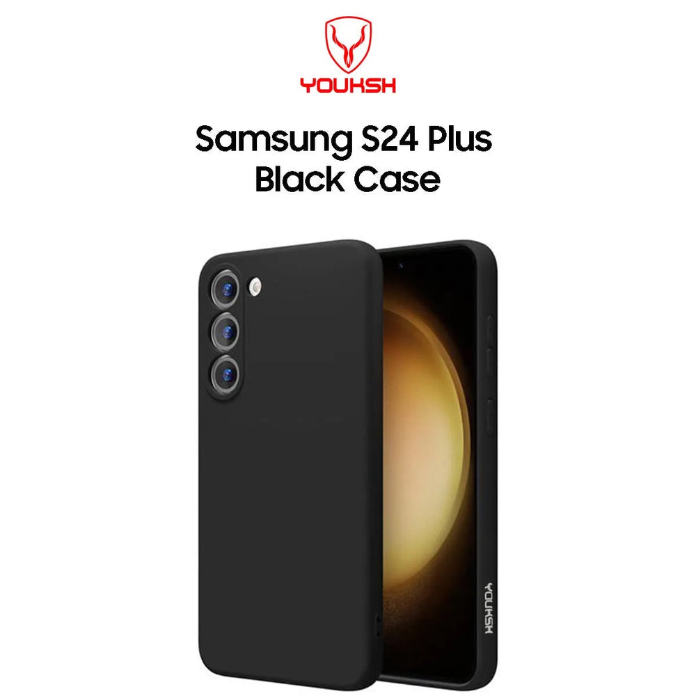 Youksh S24 Plus Black Silicone Case