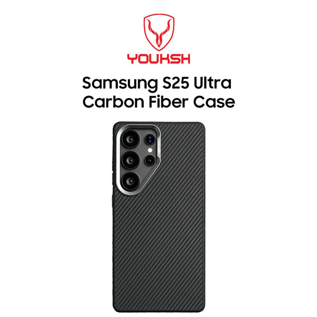 Youksh Samsung Galaxy S25 Ultra Carbon Fiber Case