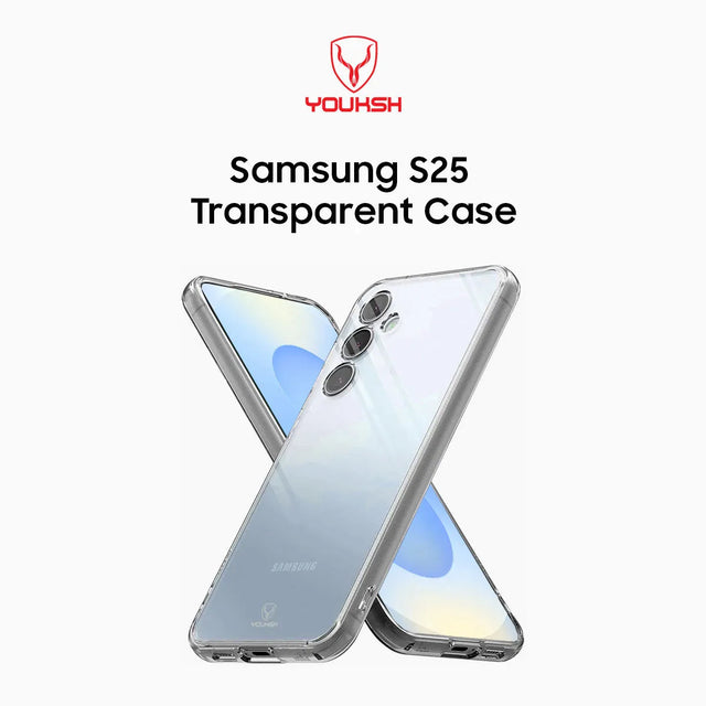 Youksh Galaxy S25 Transparent Case