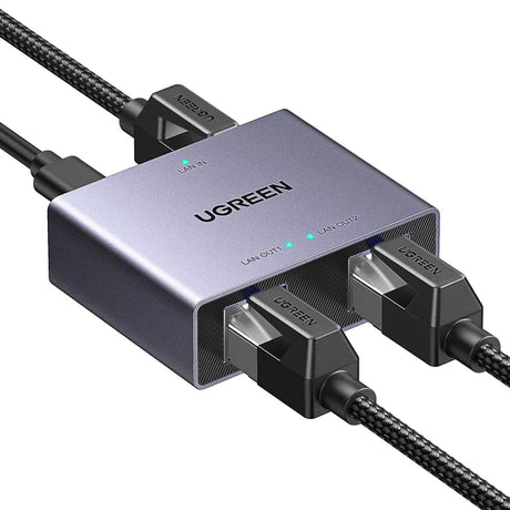 Ugreen 1 to 2 1000Mbps LAN Splitter – 45311