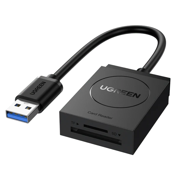 UGREEN 2-in-1 USB 3.0 SD/TF Card Reader – 20250