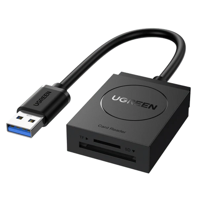 UGREEN 2-in-1 USB 3.0 SD/TF Card Reader – 20250