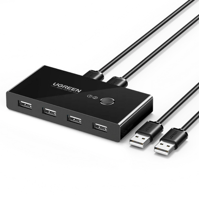 Ugreen 2 In 4 Output Usb 2.0 Sharing Switch Box – 30767