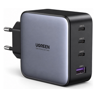 Ugreen 4-Port Gan Fast Charger 100W USB-C*3 + USB-A*1 – 35874