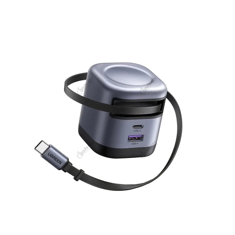 UGREEN 45W GaN Charger with Retractable USB-C Cable – 45865