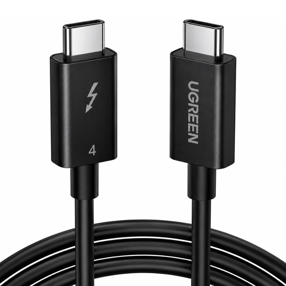 Ugreen 60621 Thunderbolt 4 100W Male to Male Usb C Fast Charging Data Cable – 2m