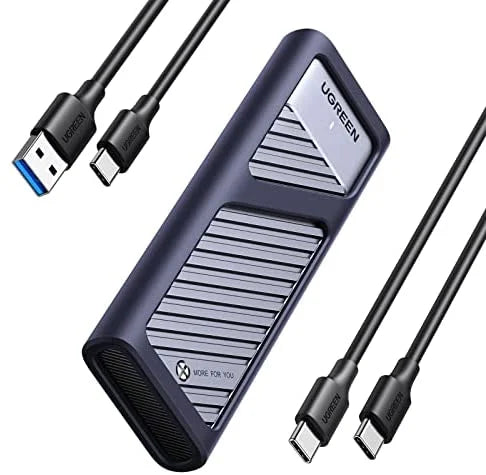 Ugreen 90408 M.2 NVME and SATA SSD Enclosure 10Gbps