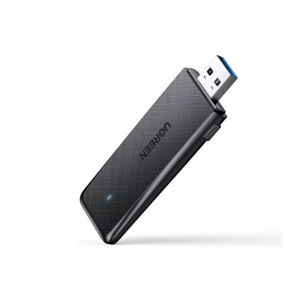 UGREEN AC1300 USB WiFi Adapter 5G 2.4G Dual Band USB 3.0 WiFi Dongle for Desktop PC – 50340