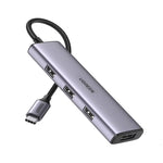 UGREEN Aluminum 4 in 1 USB C to USB 3.0 Hub – 20841