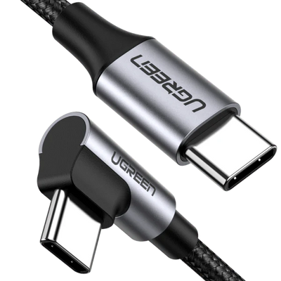 Ugreen Angled USB TYPE-C TO USB-C Cable 60w 3m – 80714
