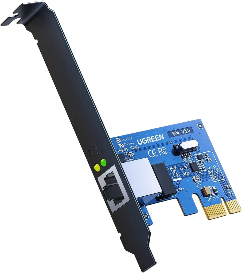 UGREEN Gigabit 10/100/1000Mbps PCI Express Network Adapter – 30771