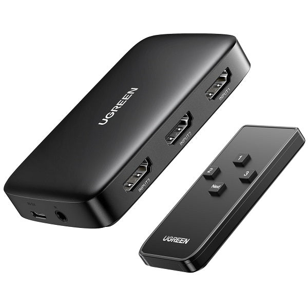 Ugreen Hdmi Switch 3 IN 1 Out 4K Hdmi Switcher Splitter – 80125
