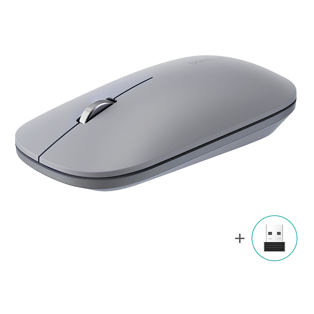 Ugreen MU001 Dual Mode Wireless Mouse 4000DPI Gray – 45171/90366