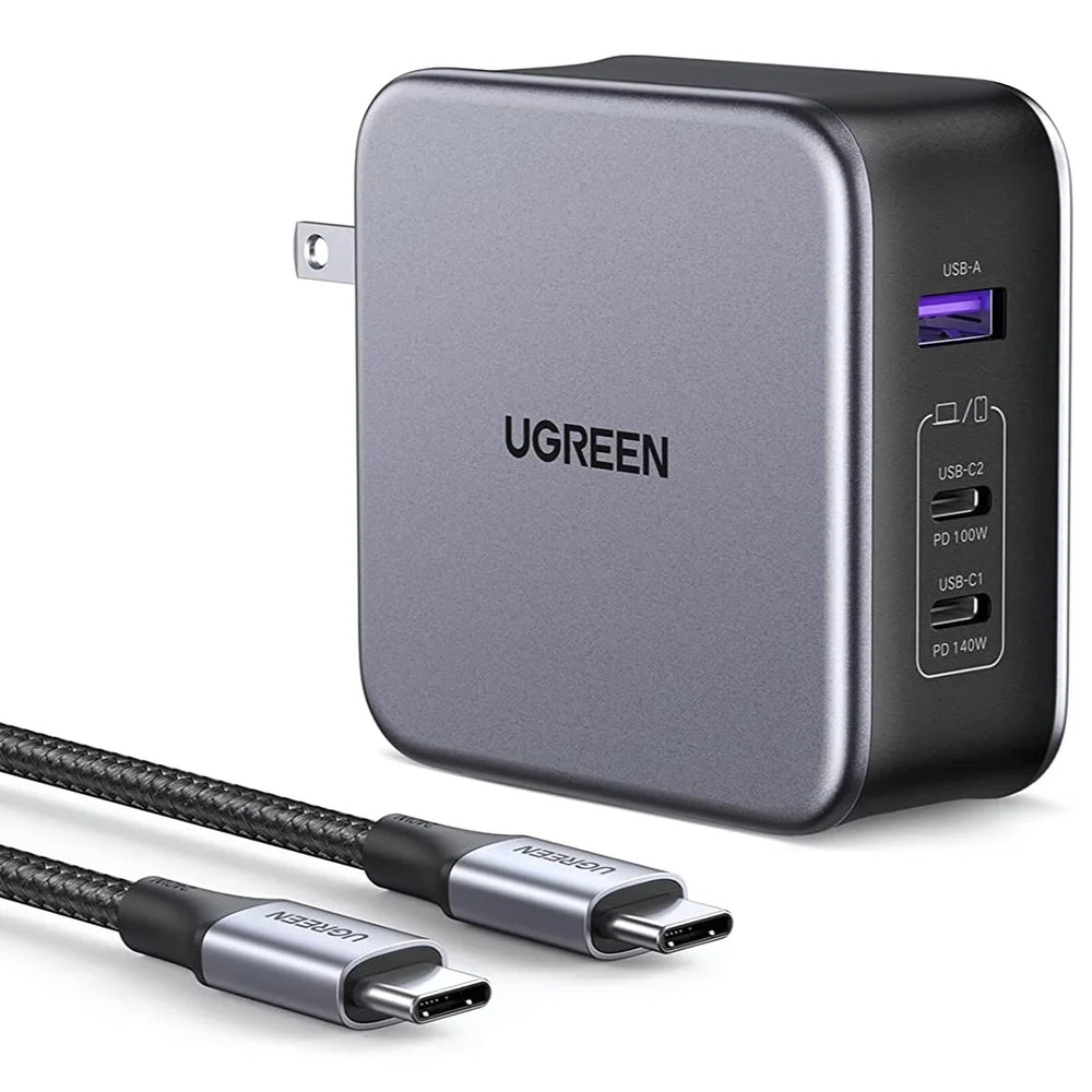 UGREEN Nexode 140W USB-C GaN Charger-3 Ports Wall Charger – 90548