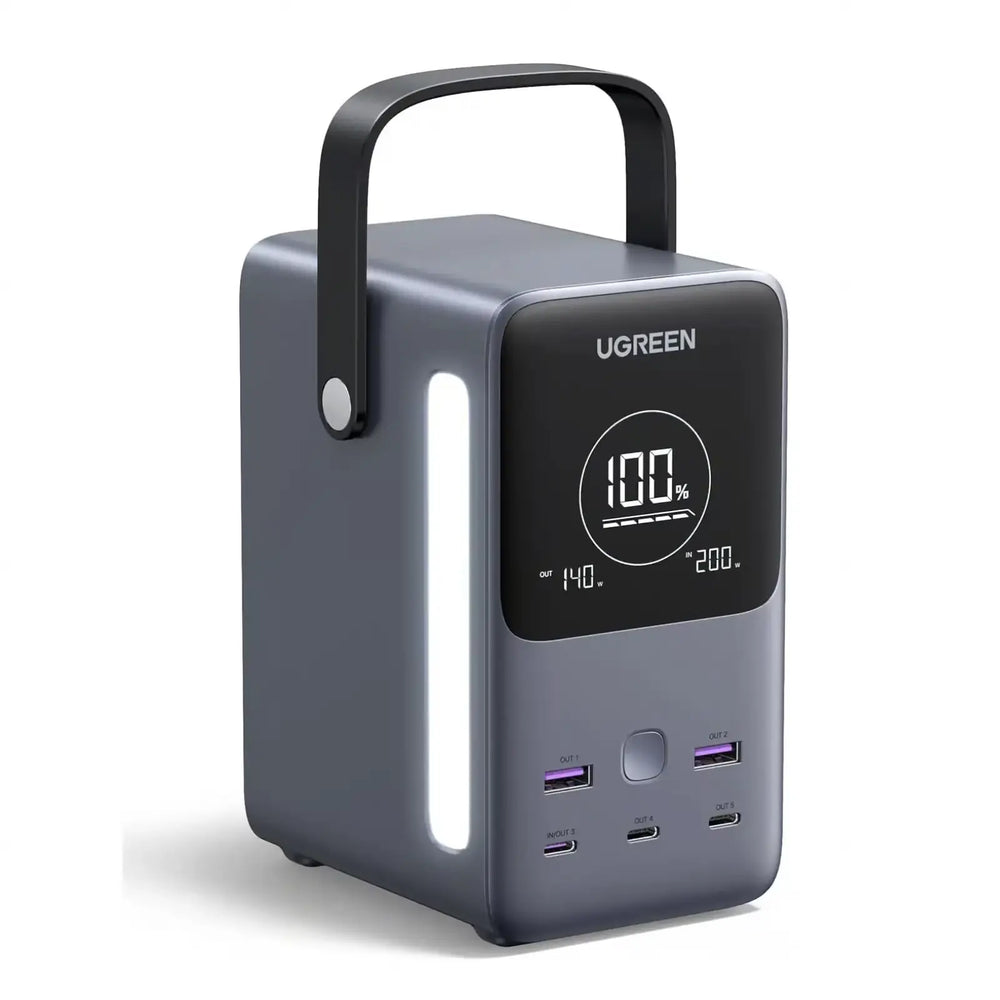 UGREEN Portable Charger 48000mAh 300W Power Bank 5 Ports – 25286