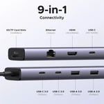 UGREEN Revodok 9 in 1 USB C Hub Gigabit Ethernet Adapter – 15375