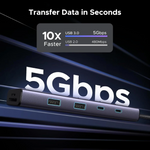 UGREEN Revodok 9 in 1 USB C Hub Gigabit Ethernet Adapter – 15375