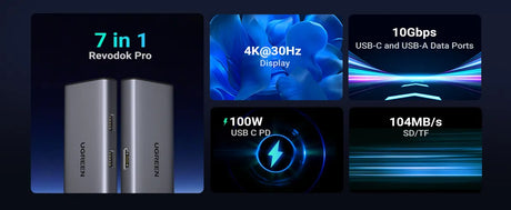 Ugreen Revodok Pro 107 7 in 1 USB-C Hub – 15531