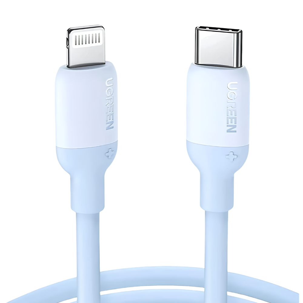 UGREEN Type C to Lightning Cable 0.5M Lake Blue – 90258