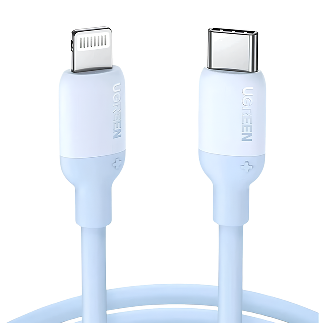 UGREEN Type C to Lightning Cable 0.5M Lake Blue – 90258