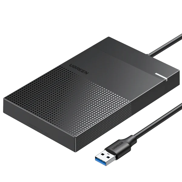 Ugreen USB 2.5″ SATA HDD ENCLOSURE USB 3.0 with Wire 0.5M – 30719