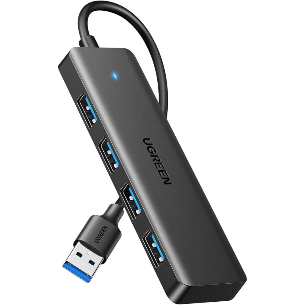 UGREEN USB 3.0 Hub 4 Ports USB A Splitter Ultra-Slim USB Expander – 25851