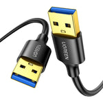 Ugreen Male to Male USB 3.0 Cable – Black