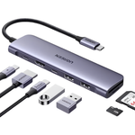 UGREEN USB C Hub for Laptop 7 in 1 Dock 4K HDMI, 100W PD Charging – 15214