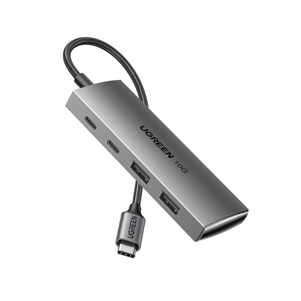 UGREEN USB C Hub Gen2 10Gbps 4 Ports USB 3.2 HUB with 2 USB-C 3.2 and 2 USB-A 3.2 – 30758