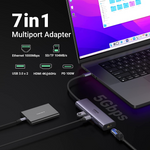 UGREEN USB C Hub with Ethernet, 7-in-1 Multiport Adapter – 60515
