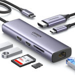 UGREEN USB C Hub with Ethernet, 7-in-1 Multiport Adapter – 60515